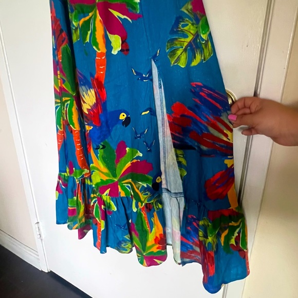 NWT House of Harlow 1960 Tropical Print Maxi Dress Size Small - Picture 7 of 10